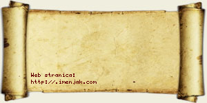 Anastasija Šerbedžija vizit kartica